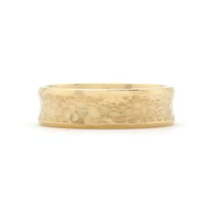 18K yellow gold comfort fit band