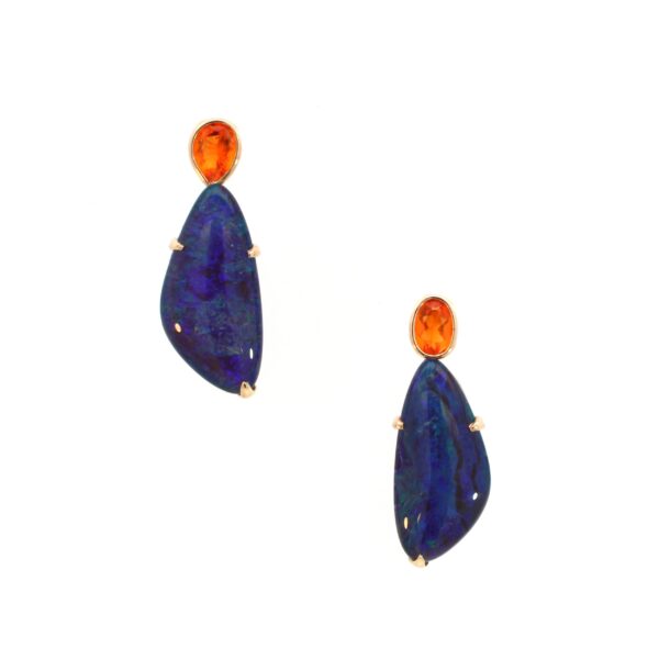 Opal earrings