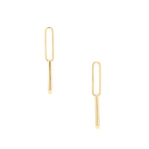 Gold dangle earrings