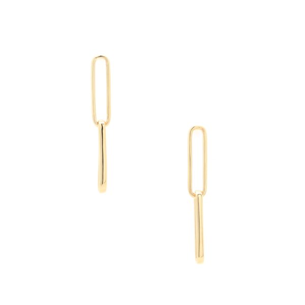 Gold dangle earrings