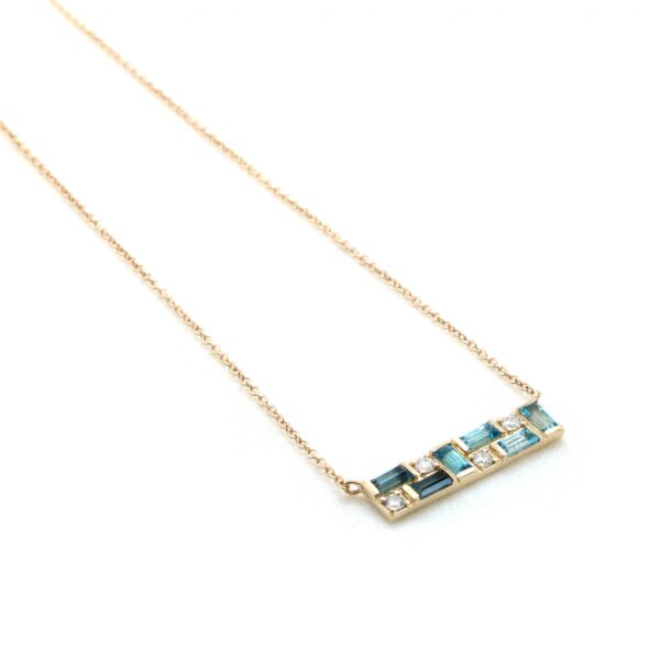 Gemstone Mosaic Necklace - Image 2