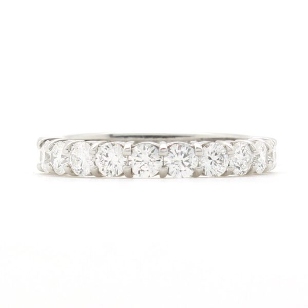 Platinum and diamond ring