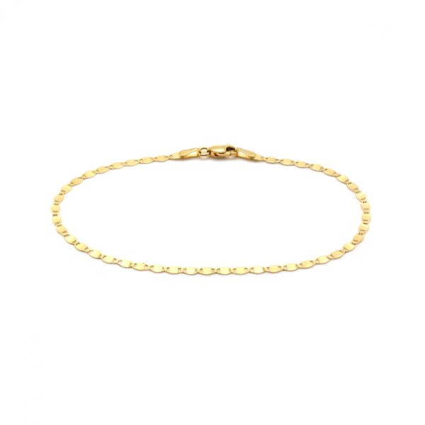 Gold link bracelet