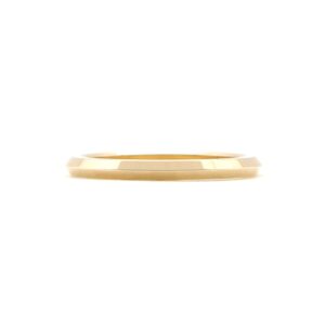 18K yellow gold peak band