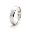 Platinum Beveled Edge Band - Image 2