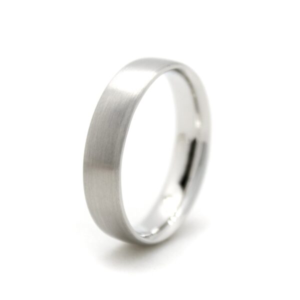 Platinum Low Dome Band - Image 2