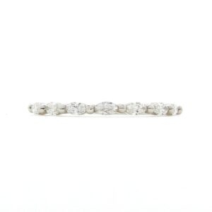 Platinum marquise diamond band