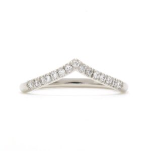 Platinum diamond pave band