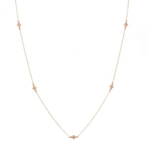 diamond station necklace