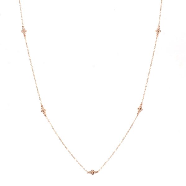 diamond station necklace