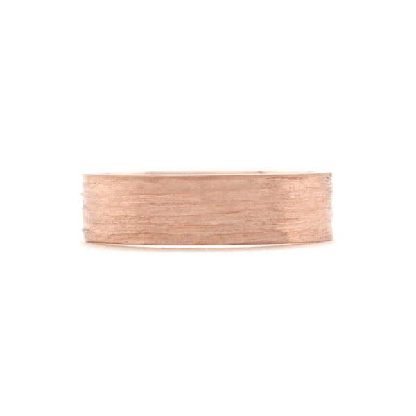 Rose gold comfort fit band