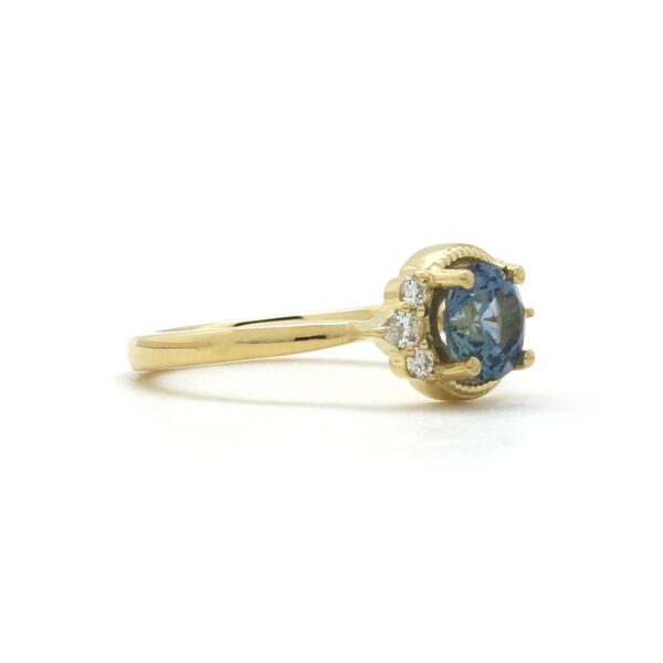 Sapphire Side Cluster Ring - Image 2