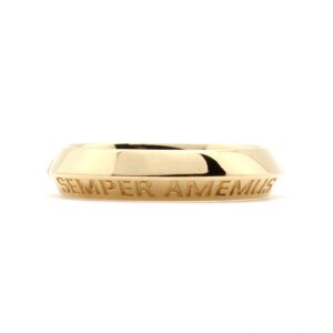 18K gold peak band