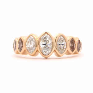 Graduated Marquise Diamond Ring