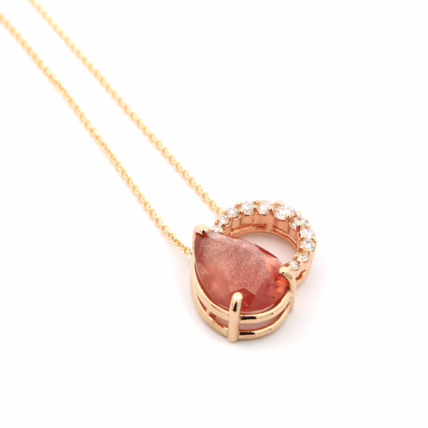 Sunstone Eclipse Necklace - Image 2