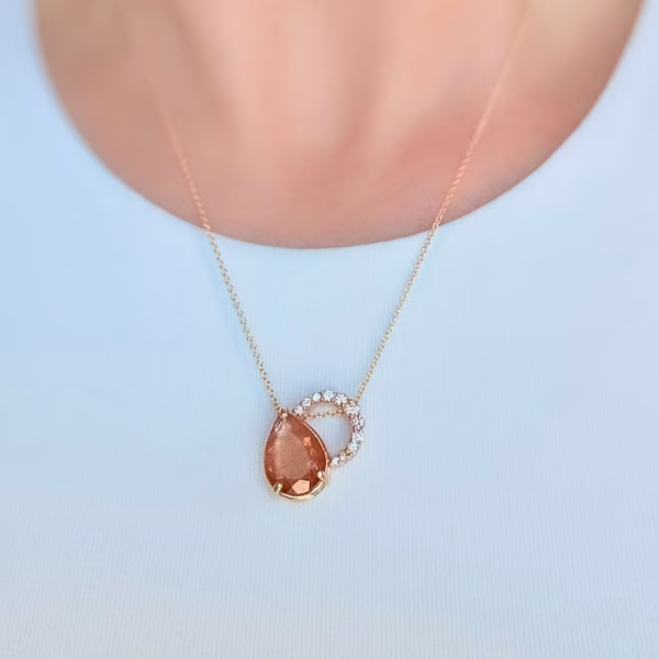 Sunstone Eclipse Necklace - Image 3
